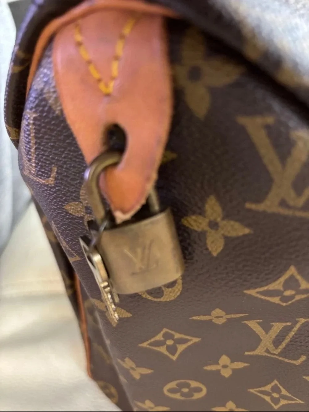 Louis Vuitton Monogram Canvas Duffel with Natural Vachetta Trim